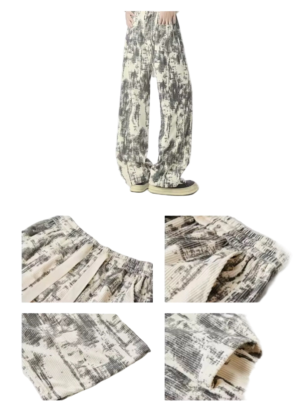 More Alive (M/L) Pants Cream Green